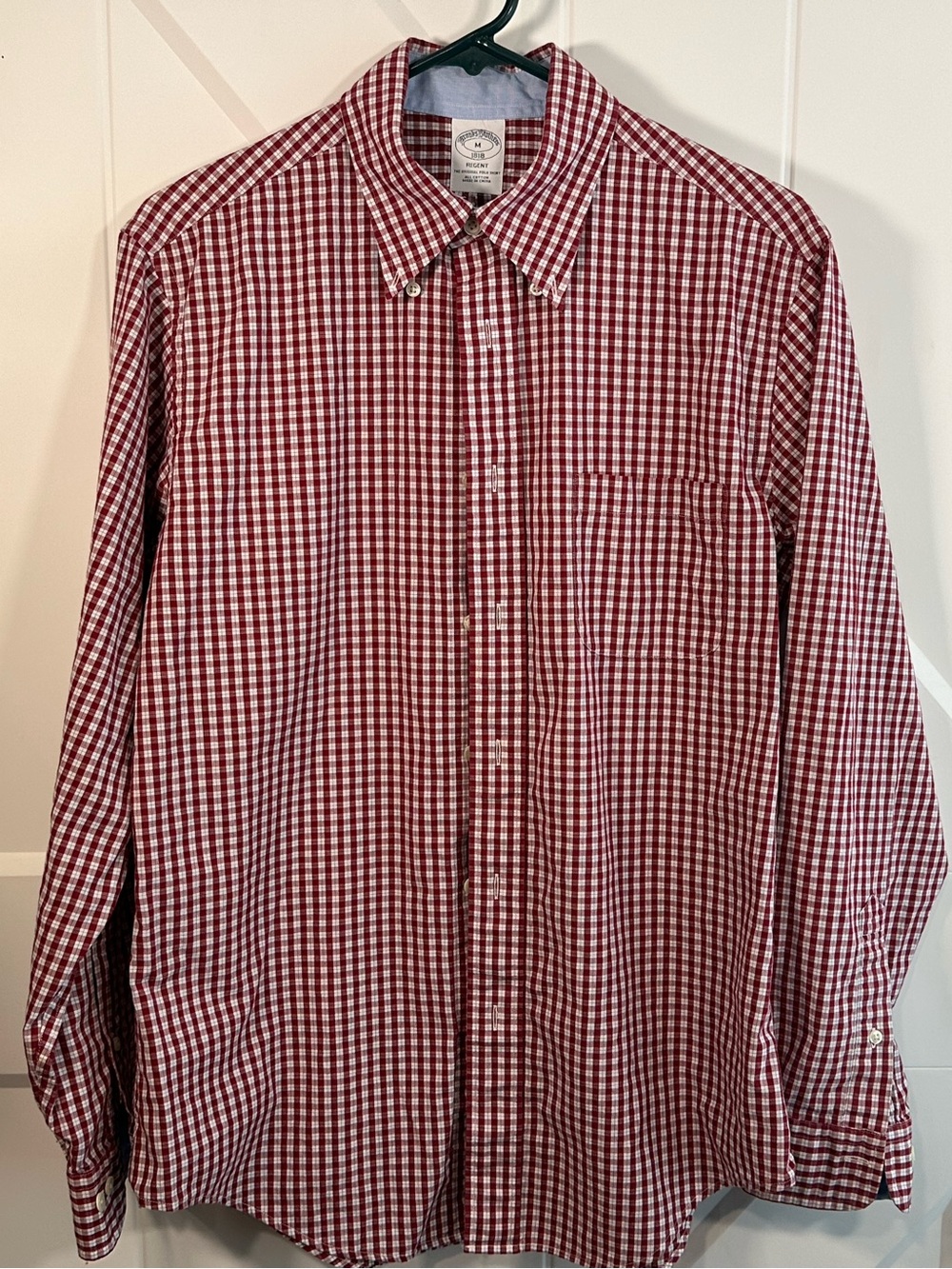 Men's Brooks Brothers Red Plaid Button-Down Shirt